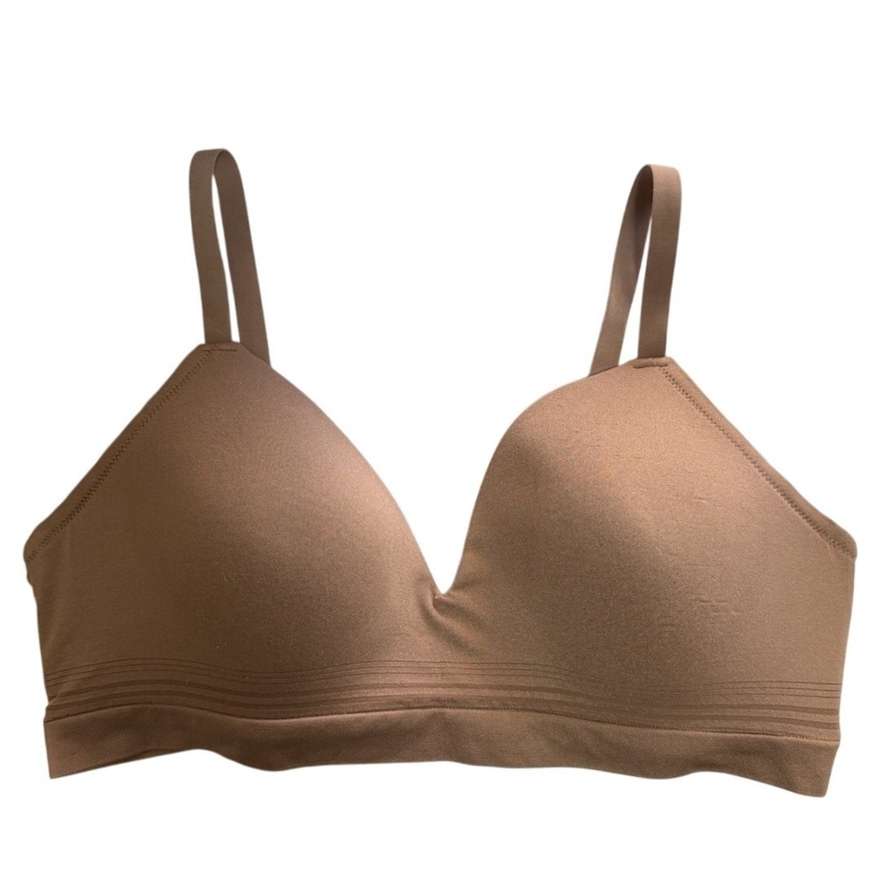 Joyspun Wirefree Bra Women's size XXXL #JS72P811 Seamless Light Padding Black